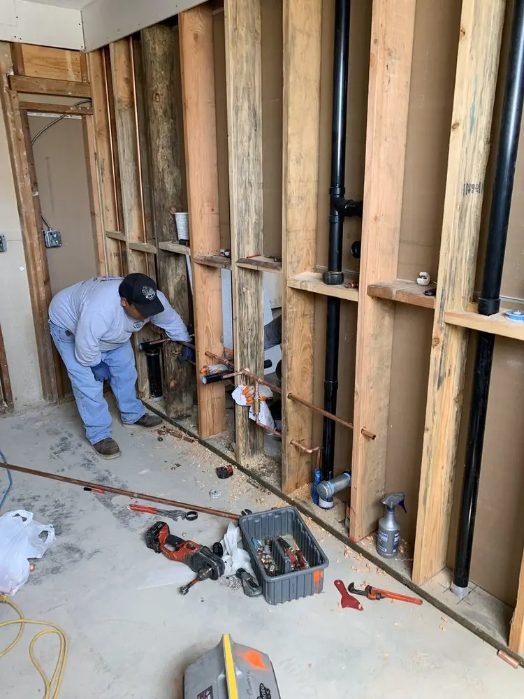 Commercial rough-in plumbing for Gas Line Repair in Bush Hill Woods